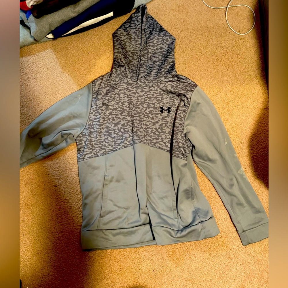 Under Armour Grey Cold Gear Sweatshirt For Men Size 2XL